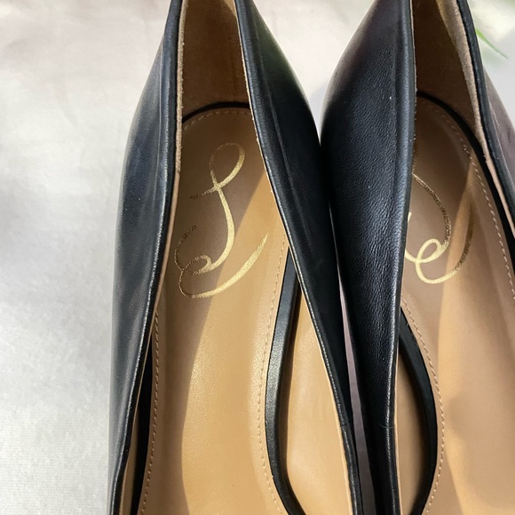 Sam Edelman Woman Black Leather RIKA Slip-On Pump Size: 8.5M - Picture 4 of 6